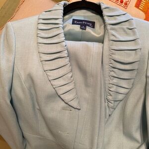 Evan Picone Women's Soft Blue Blazer